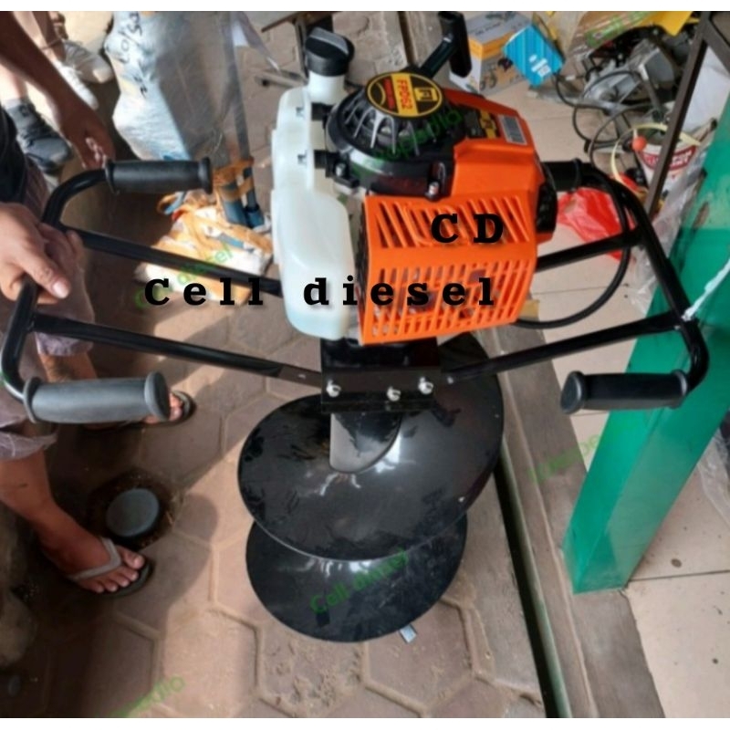 mesin bor tanah biopori auger FIRMAN FPD 62 + 400MM 14 inch