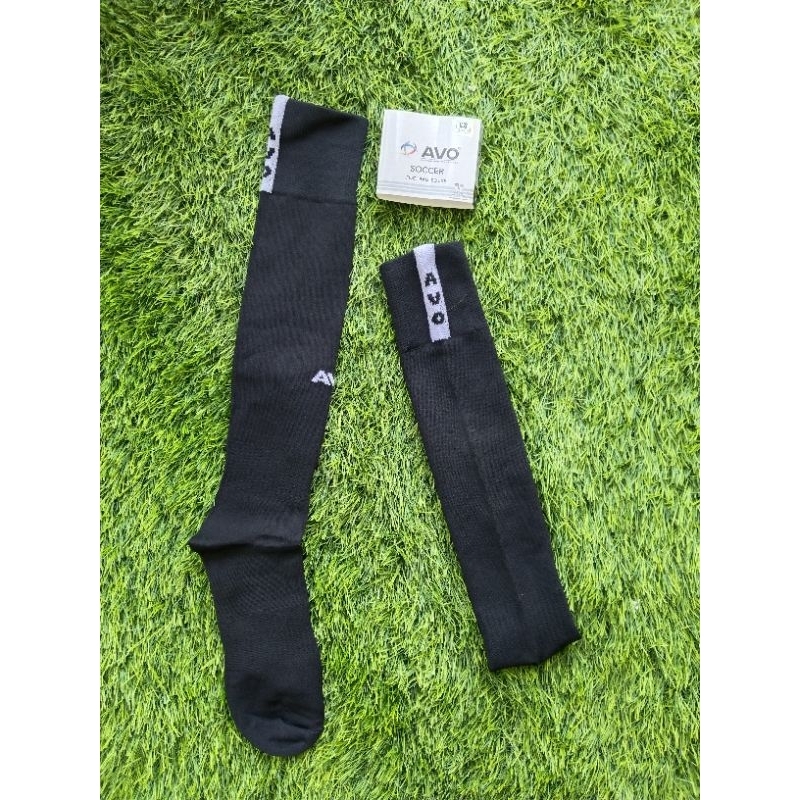 Kaos Kaki Bola Avo R7 panjang Original hitam/putih