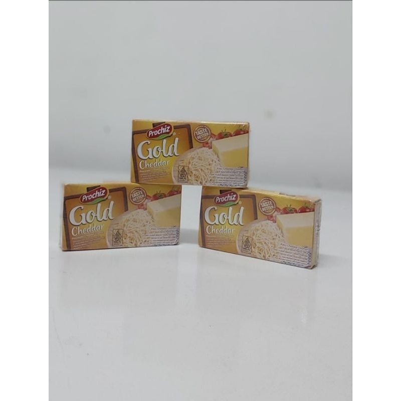 

Prochiz Gold 160gr / keju prochiz gold cheddar 160gr