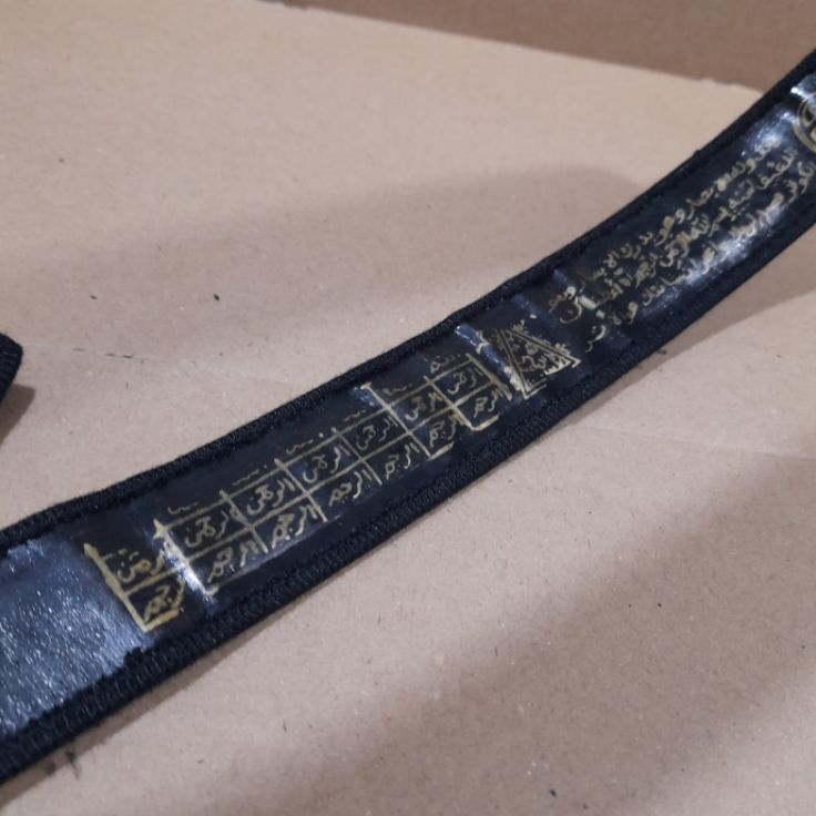 PROMO SEMANGAT sabuk hitam kulit rajah