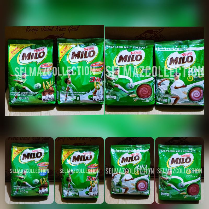 

Milo Activ-Go Susu Bubuk Rasa Cokelat 800gr Milo 800 gram Milo Active Go Milo Active Go 3 in 1 Milo Bubuk Susu Milo Susu Milo 3 in 1 Susu Milo Bubuk Susu Bubuk Milo