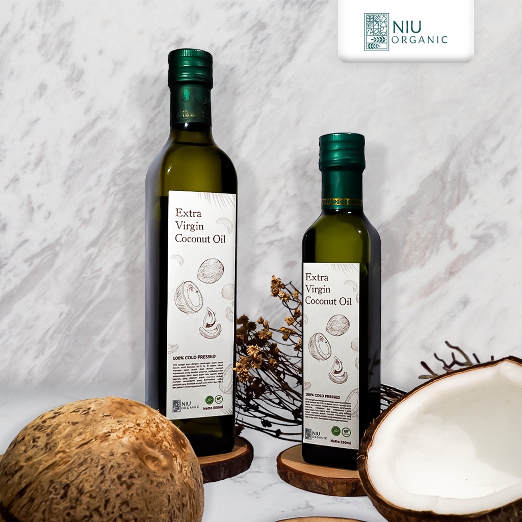 Niu Organic Extra Virgin Coconut Oil VCO Organic Minyak Kelapa Murni Premium