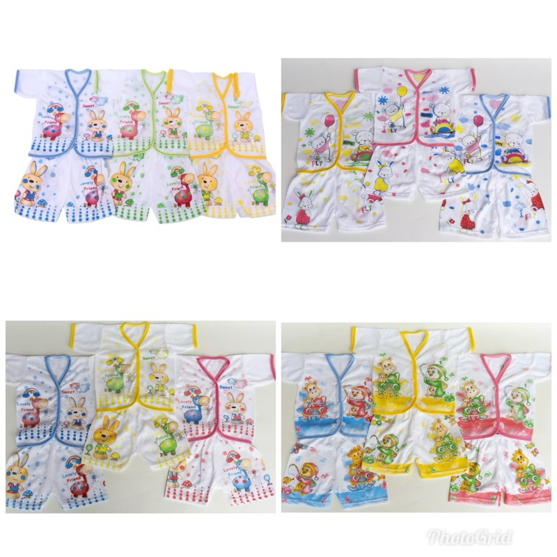 Setelan pendek bayi / setelan 3/4 bayi / setelan anak bayi / setelan santai bayi / setelan bayi
