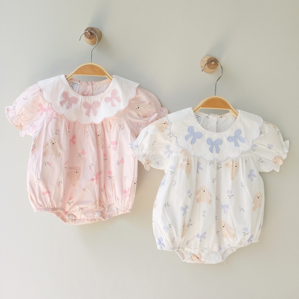 OHBABYDAYS | Jumper Romper Bayi | Bow Bear Romper