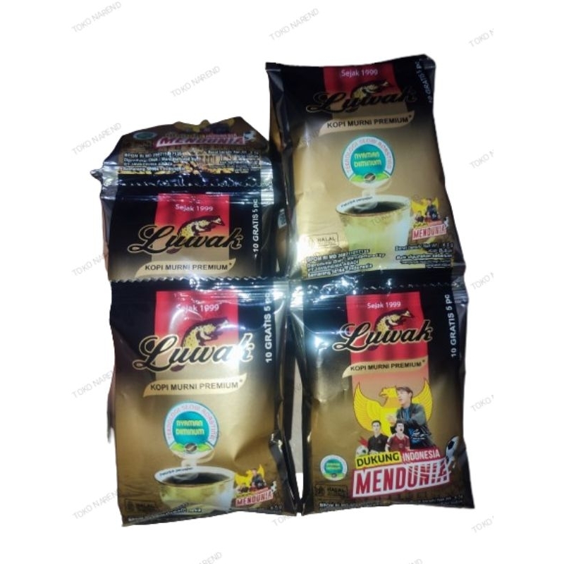 

KOPI LUWAK HITAM TANPA GULA 6,5GR RENCENGAN ISI 10PCS BONUS 5PCS KOPI HITAM MURAH KOPI HITAM MINI