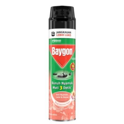 Baygon Double Nozzle Japanese Peach 600 ml