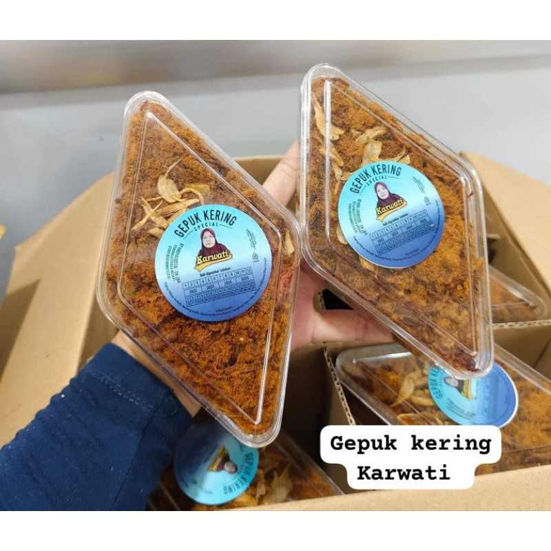 

gepuk kering/abon spesial Karwati