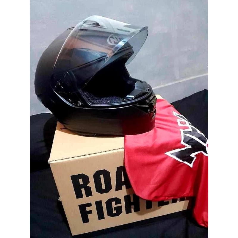 NHK MARK 1 DOUBLE VISOR HITAM || SECOND