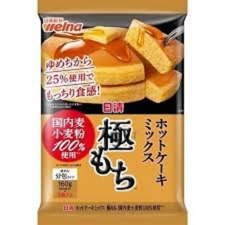 

NISSHIN Hot Cake Mix Goku Mochi 480g -Tepung Mix Pancake Made In Japan