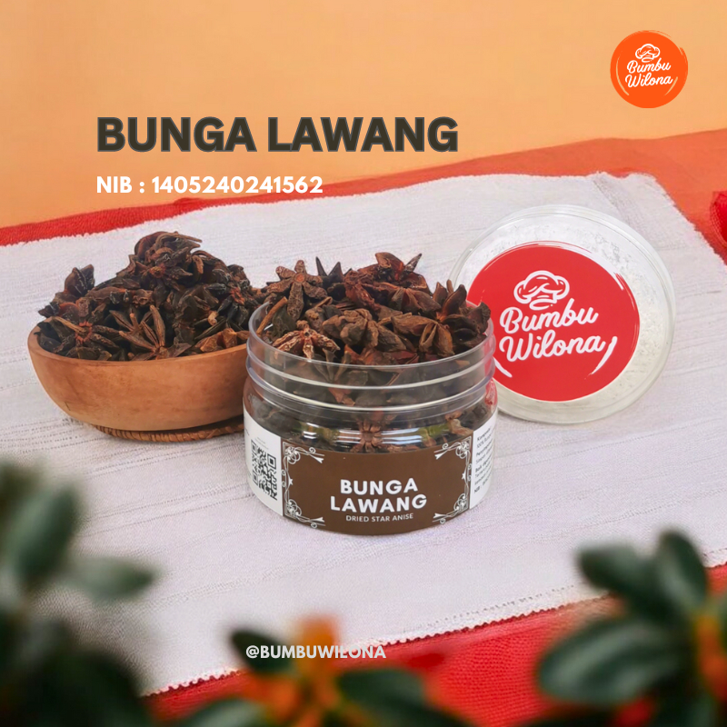 

BUNGA LAWANG | PEKAK | DRIED STAR ANISE REMPAH HERBAL JSR