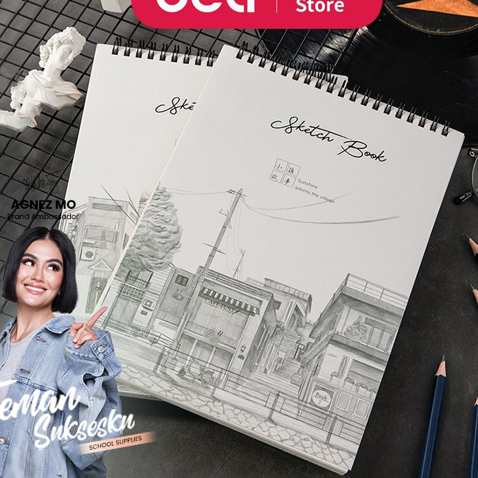 

NEW PRODUCT Deli Buku Gambar B5 Vertikal Jilid Spiral 4 Halaman Dapat Dibalik 36 Derajat 73628