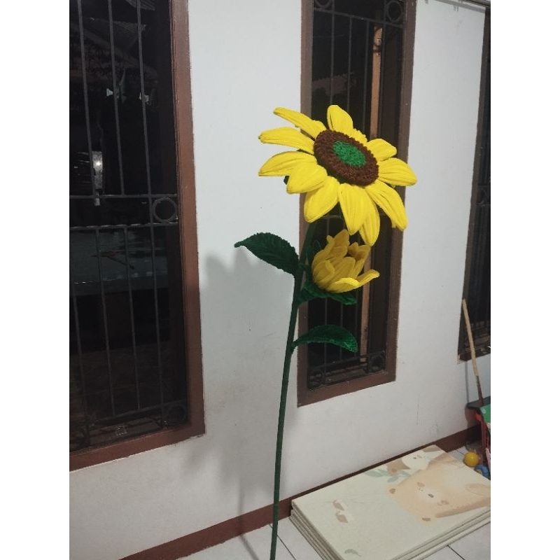 Sunflower Jumbo Pipe cleaner (bunga mawar pipe cleaner)