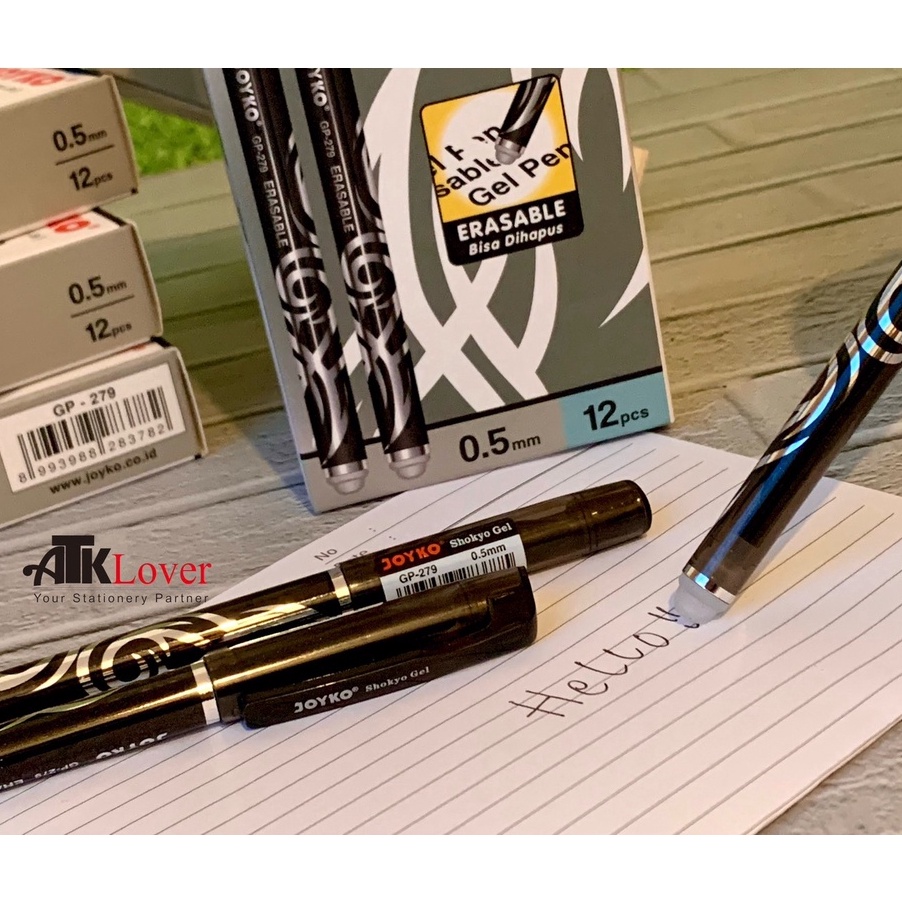 

BARU RESTOK 6 Piece Erasable Gel Pen Pulpen Bisa di hapus