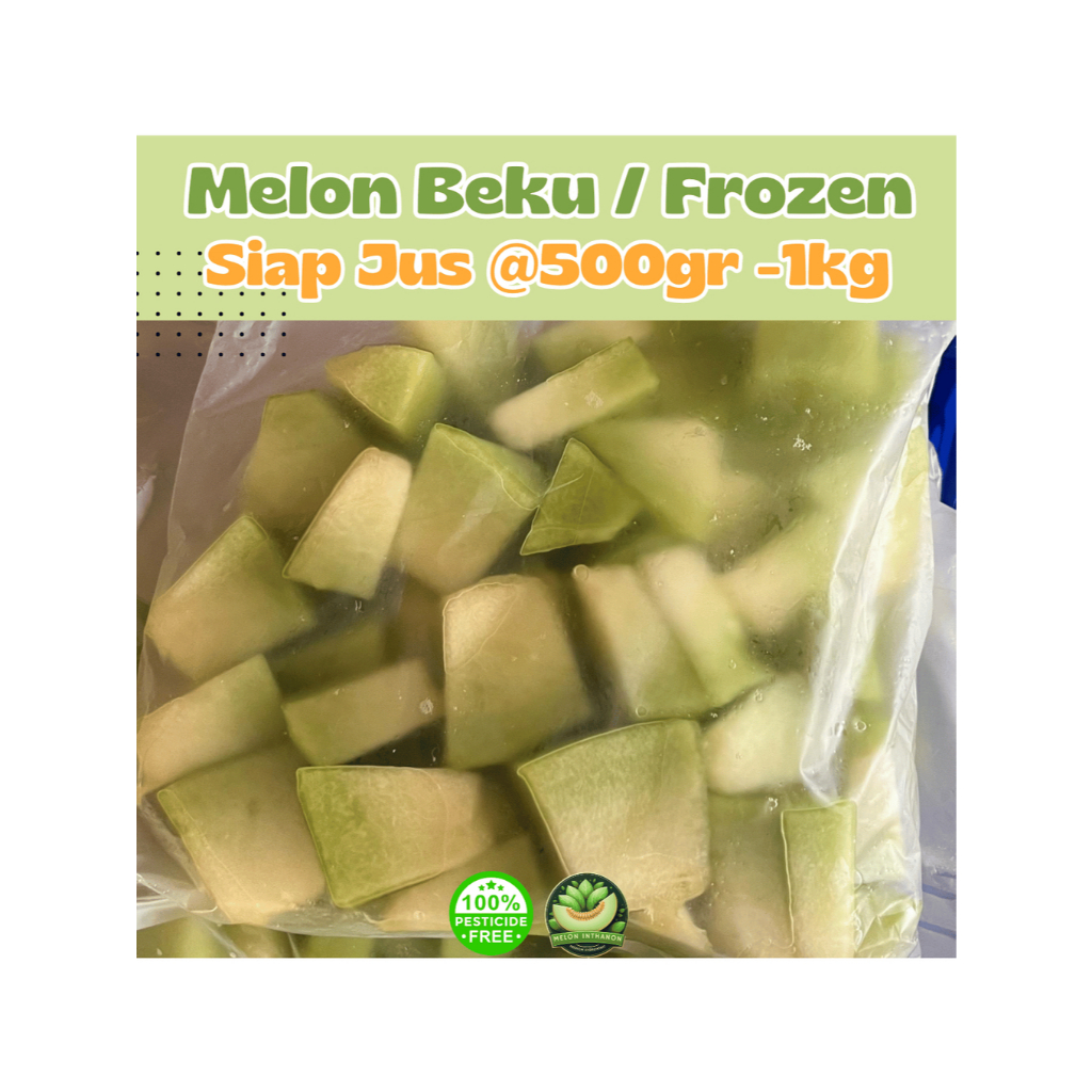 

Frozen Melon Buah Melon Beku Premium (100% Buah Segar) per 500 GR DAN 1KG GROSIR MURAH