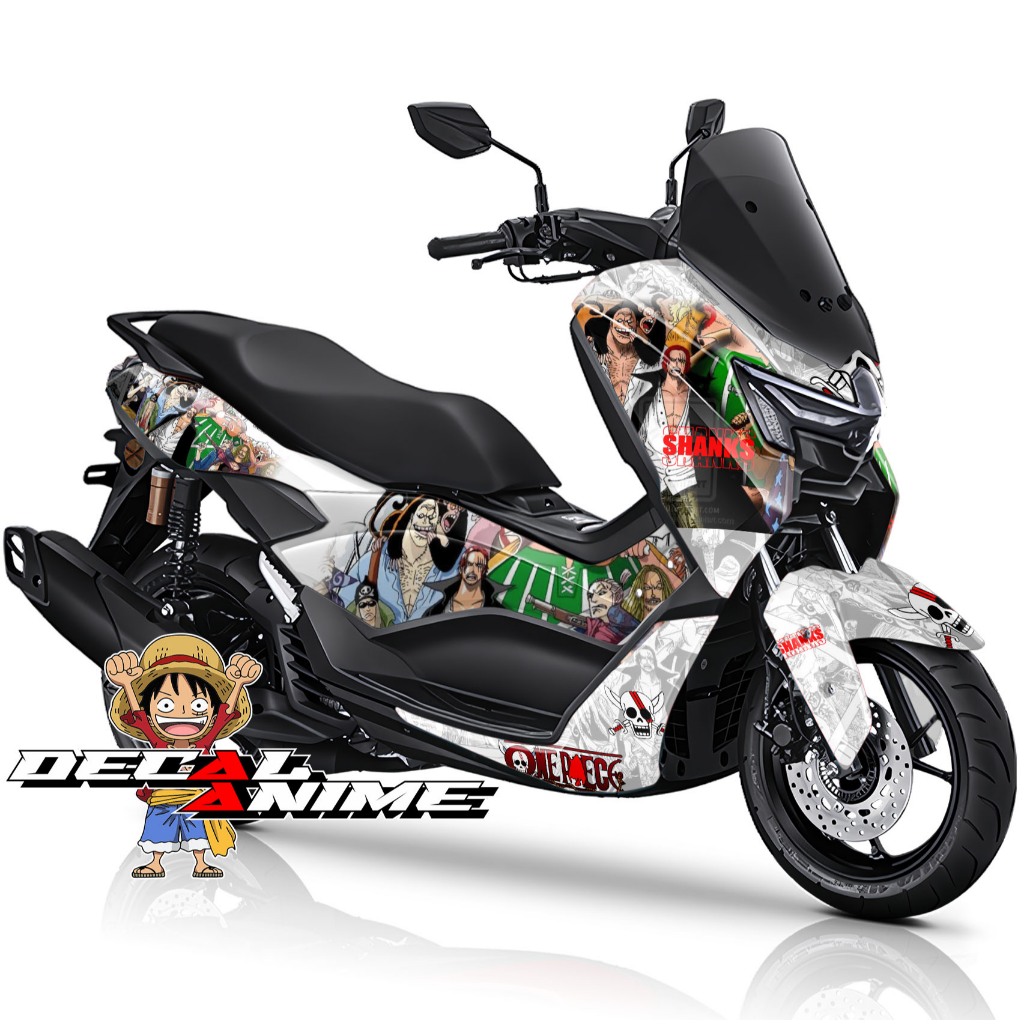 [Decal Anime] Decal NMAX TURBO Full body Stiker Full Body Nmax Old - N Max New - NMAX TURBo Shanks