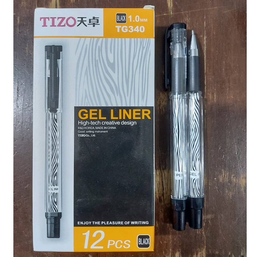 

[1 Kotak] Pulpen Tizo TG-340 Gel Liner / Gel Pen 1.0mm Tizo TG-340 Gel Liner