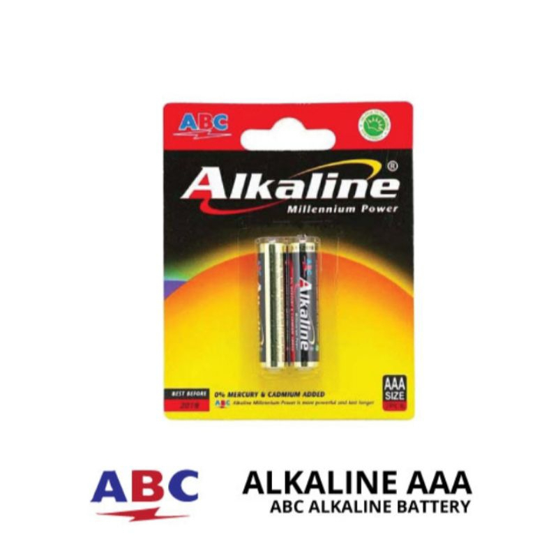 ABC - Baterai ABC Alkaline Hitam AA / AAA