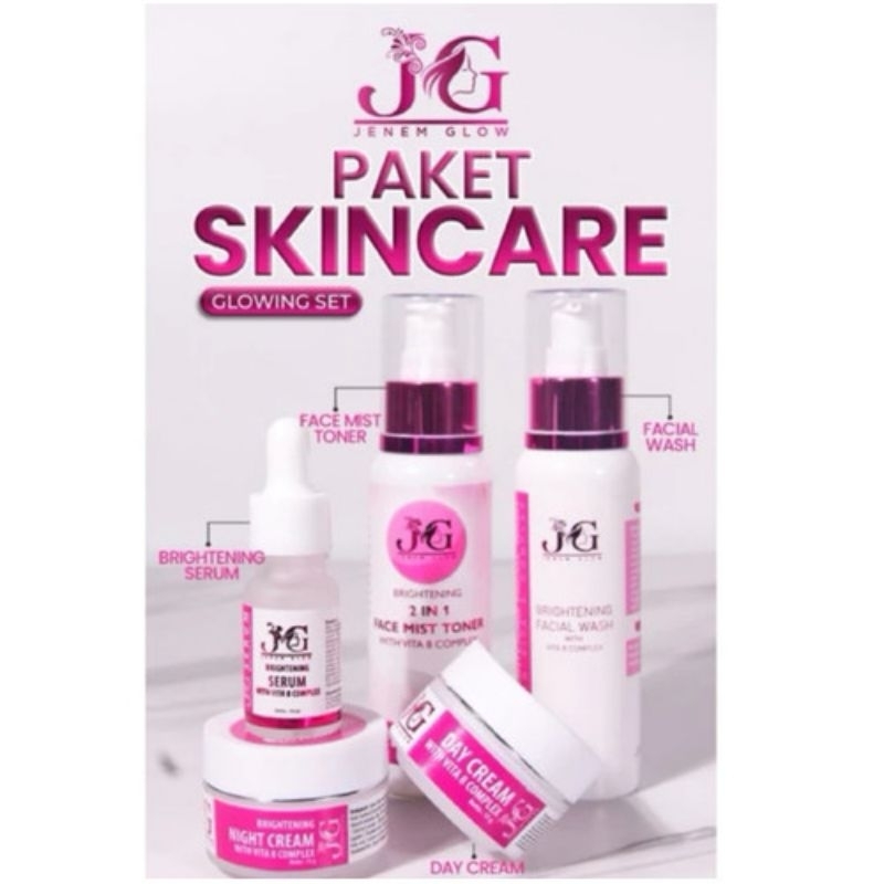 JG JENEM GLOW SKINCARE PAKET WHITENING