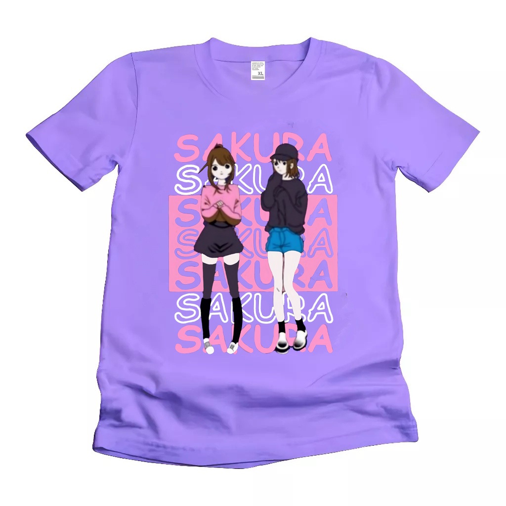 BAJU KAOS ANAK PEREMPUAN KARAKTER SAKURA SCHOOL SIMULATOR