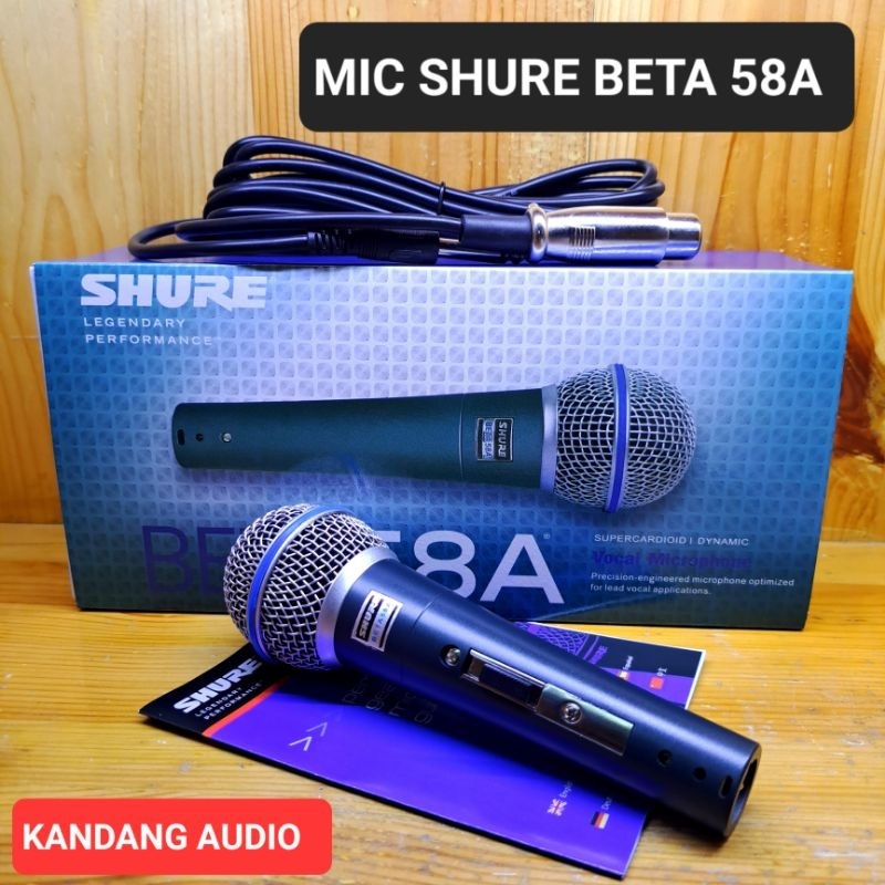 MIC SHURE BETA 58A SHURE 58A BETA DYNAMIC
