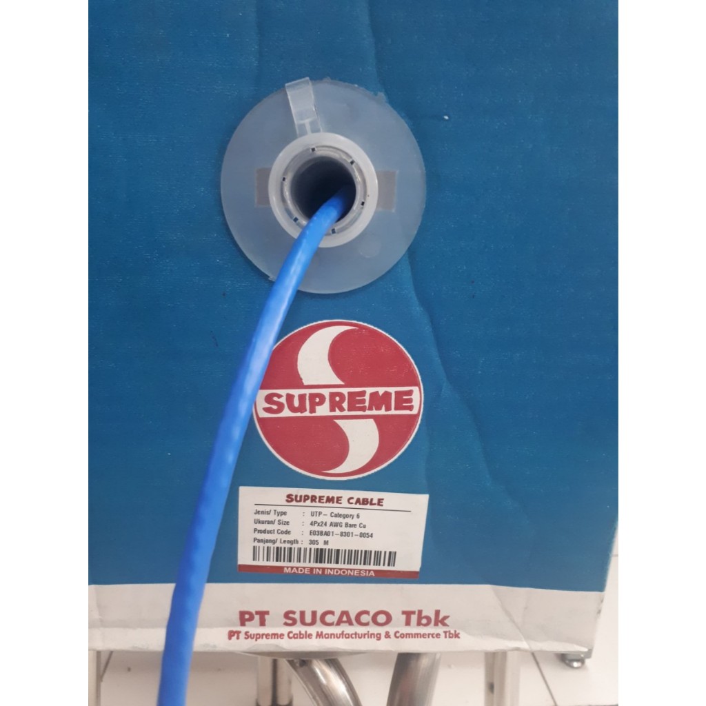 KABEL JARINGAN/LAN/UTP CAT 6 SUPREME
