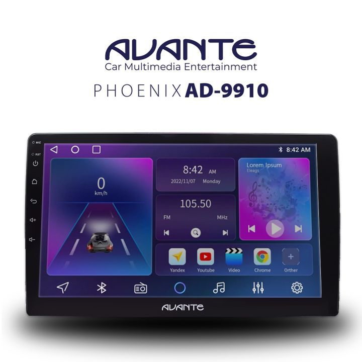 Headunit Android 10 inch AVANTE Phoenix