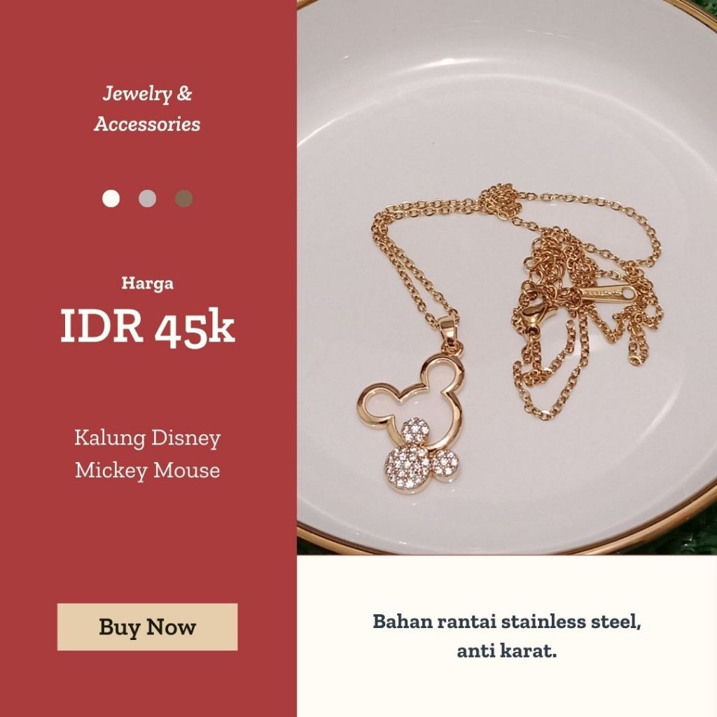 Kalung Disney Mickey Mouse