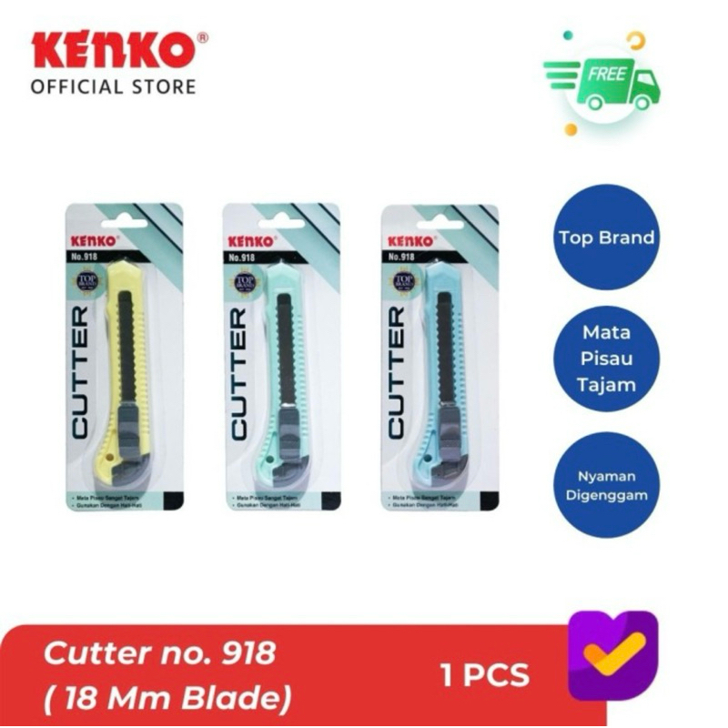

CUTTER KENKO 918 / PEMOTONG KERTAS KENKO (1PCS)