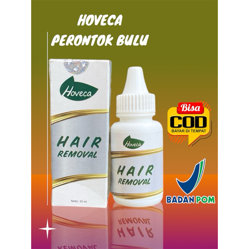 Perontok  Bulu  Hoveca  Original  Perontok Bulu Permanen Paling Ampuh Hair Removal Liquid Sudah BPOM