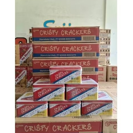 

1 dus crispy crackers kaleng