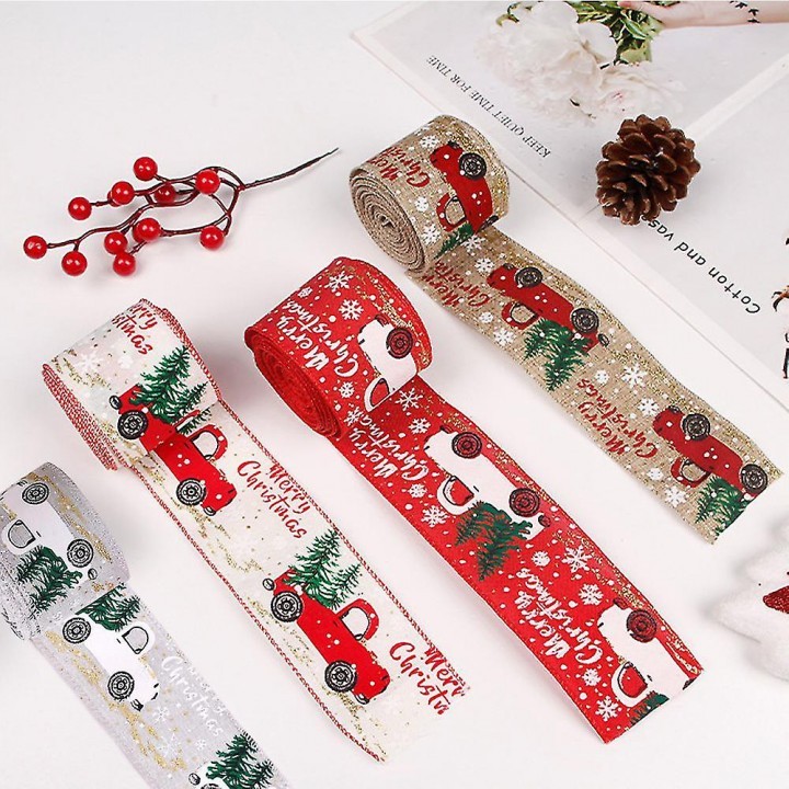 

Pita Pohon Natal Roll 6cm Craft Vintage pita roll natal ribbon pita dekorasi natal pita hias pohon natal aksesoris natal pernak pernik natal