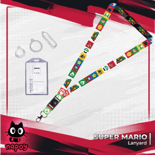 

Lanyard Id Card Pod Game Nintendo Super Mario