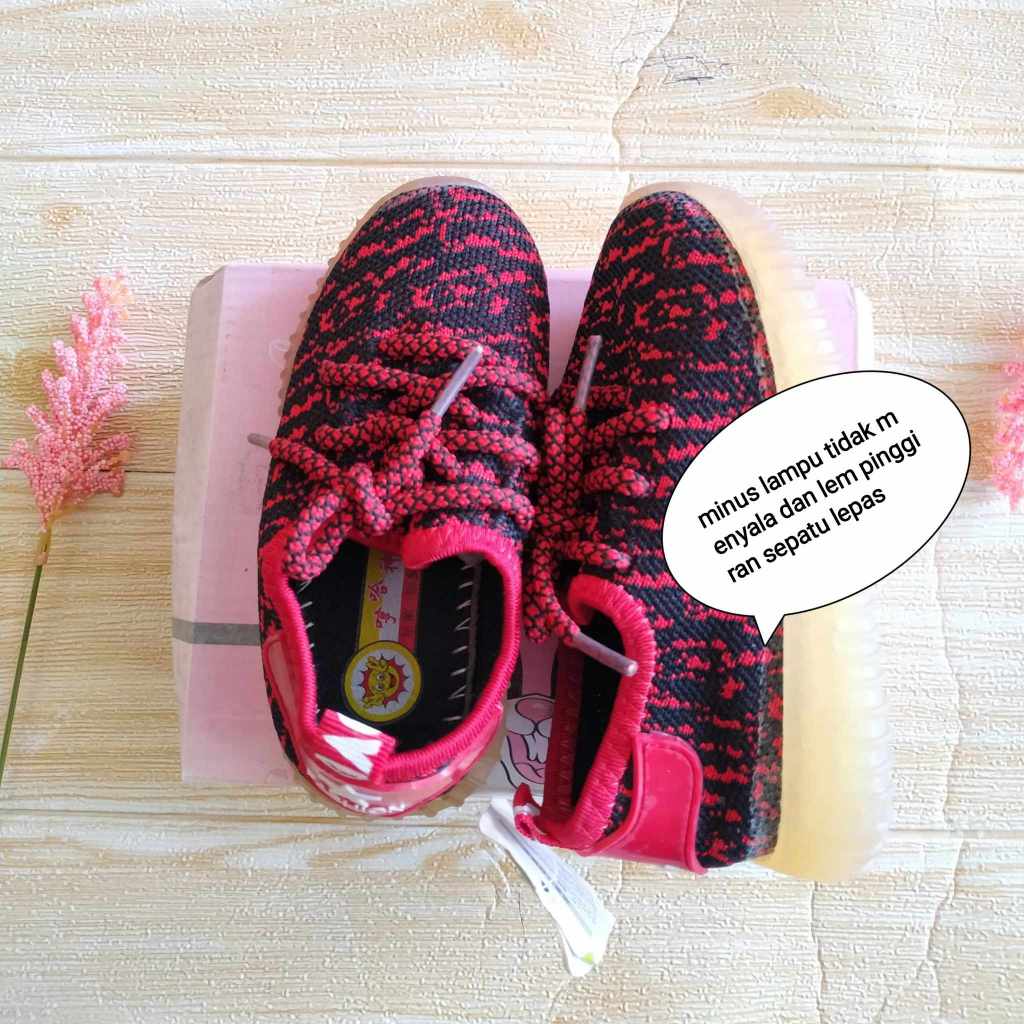 INDOBAYI Sepatu Adidas Lurik Uk 24 Panjang sol luar 17cm