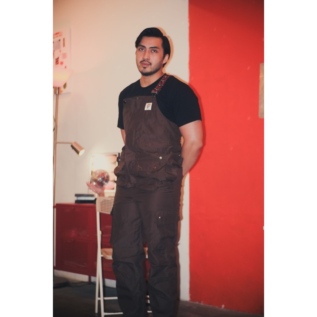 The Motorist Motoguard Overall Brown| Celana Overall Pria| Celana Pria