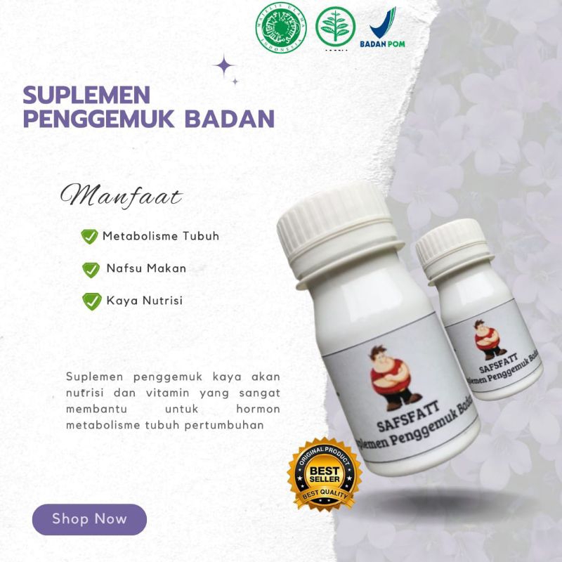 Suplemen penggemuk badan penambah nafsu makan penggemuk suami istri penggemuk ibu menyusui penggemuk