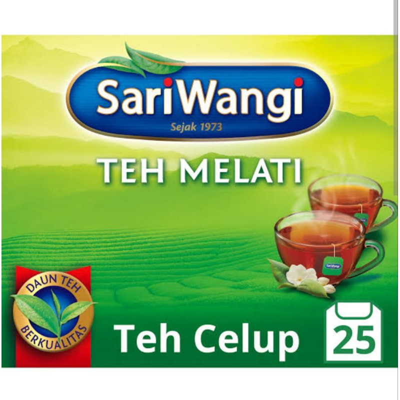 

Teh Celup Sariwangi Melati Sari Wangi Melati Jasmine Isi 25 Pcs