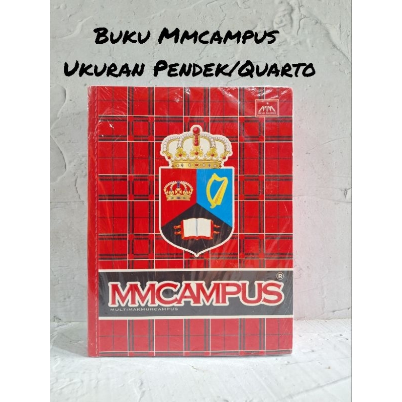 

( 10 Pcs ) Buku Tulis Quarto Pendek MM Campus 58 Lembar khusus instant/sameday