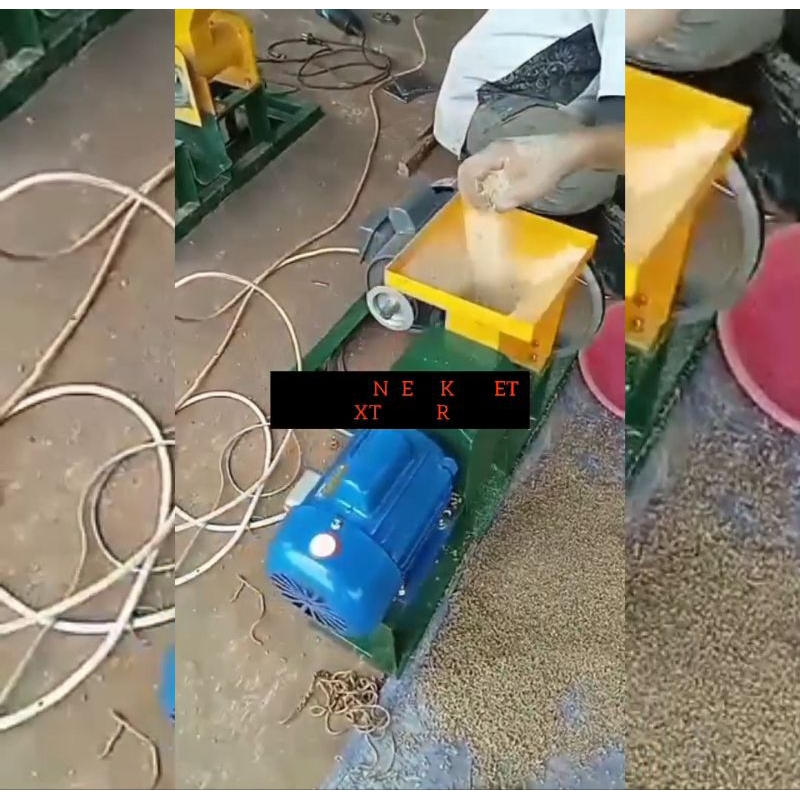 MESIN PENCETAK PELET EXTRUDER PENGGERAK MESIN 2 HP