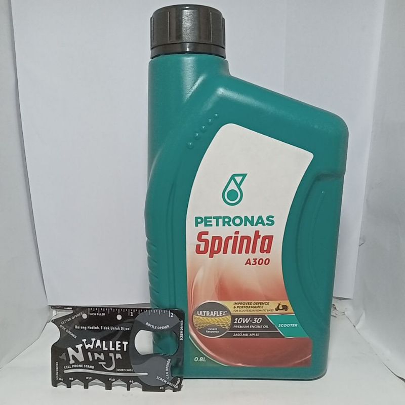 [FREE WALLET NINJA] OLI SEPEDA MOTOR PETRONAS A300 SCOOTER 10W 30 800ML