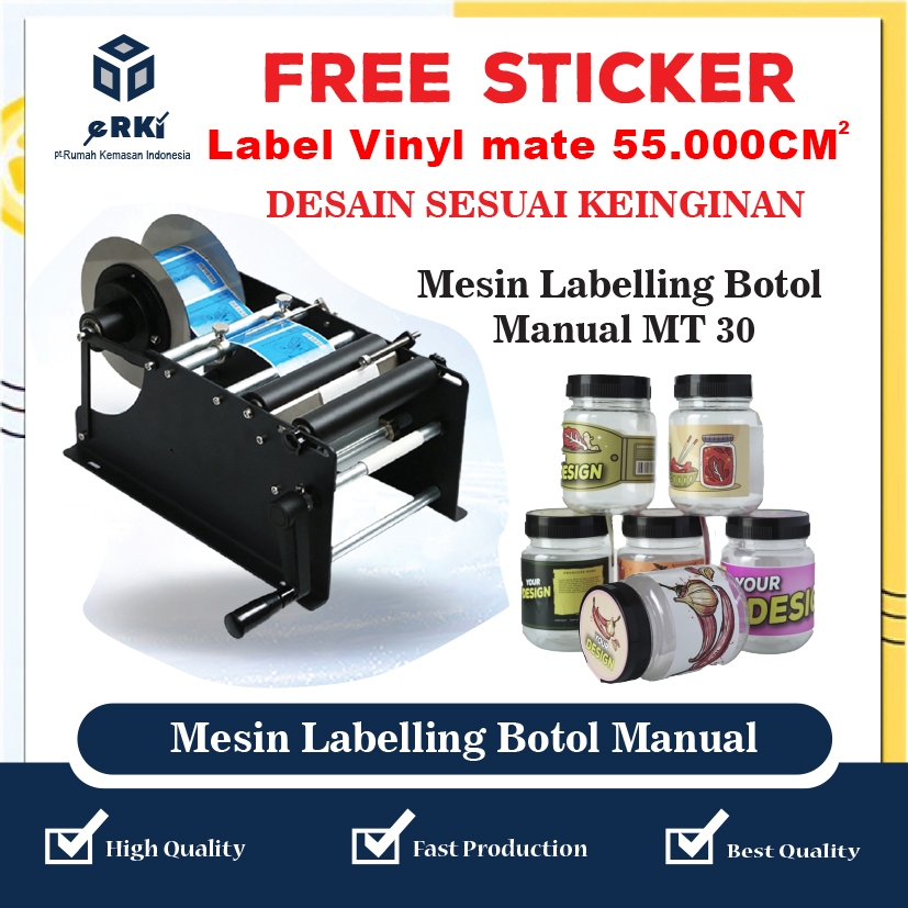 

Mesin Labelling Botol Manual Alat Tempel Label Stiker Bottle Labelling Machine