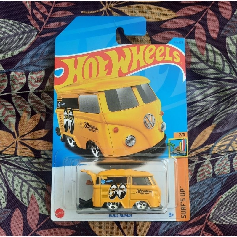 Hotwheels Kool Kombi Kuning/Yellow MoonEyes