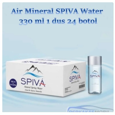 

Spiva Air Mineral Natural Spring Water 330ml 1 Dus isi 24