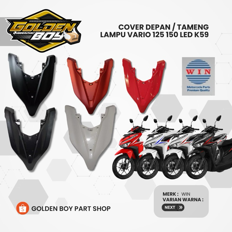 Cover Depan Vario 125 150 LED New Tameng Besar Vario 125 150 LED New Panel Depan Besar Vario 125 150