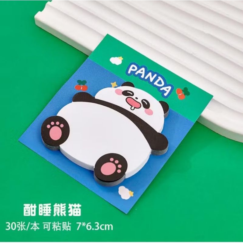 

STICKY NOTES PANDA SERIES CATATAN KECIL MEMO PAD LUCU 30 LEMBAR