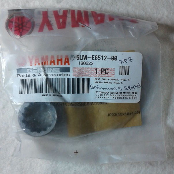 5LME651200 BOS MIMIS SPORKET JUPITER Z ORIGINAL 100% YAMAHA
