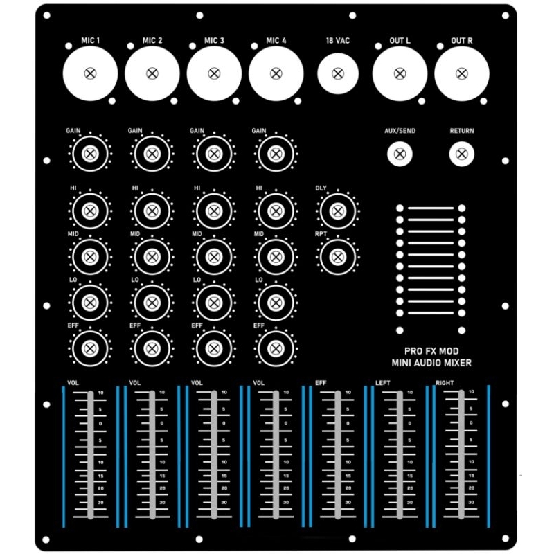 

stiker mixser Mackie pro fx mini mixser versi fader