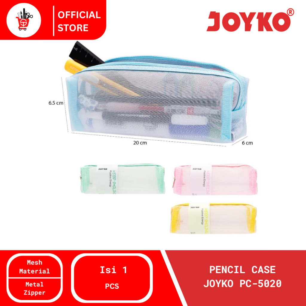 

Tempat Pensil | Kotak Pensil | Pencil Case Joyko PC-5020 (1 PCS)