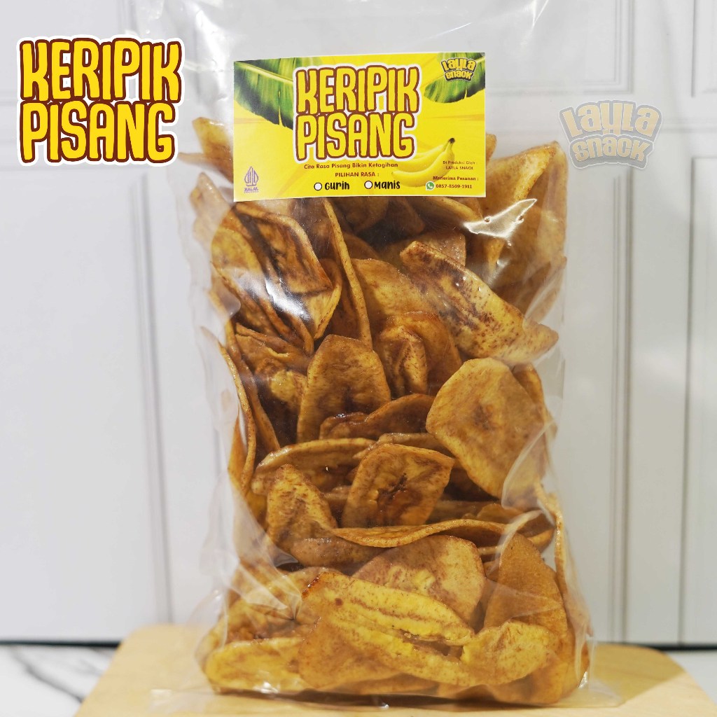 

KERIPIK PISANG MANIS GURIH ORIGINAL ENAK RENYAH | KERIPIK PISANG CAMILAN