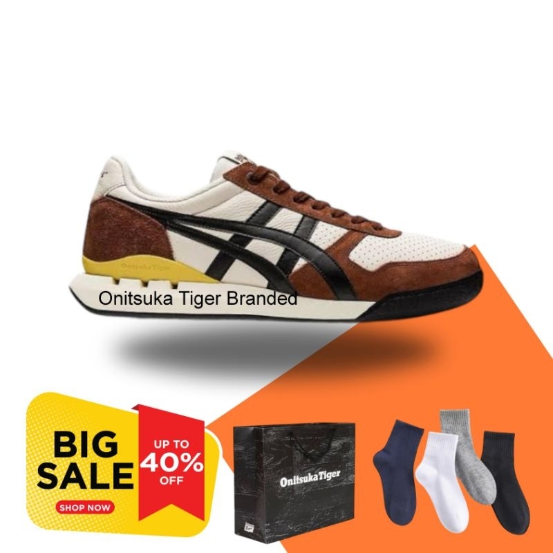 Sepatu Onitsuka Tiger Ultimate 81 ex Brown Black Free Paperbag