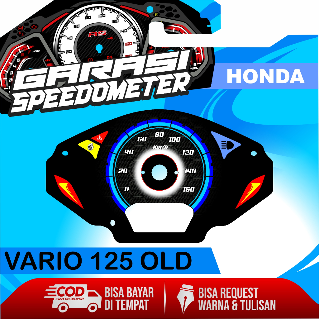 PAPAN SPEEDOMETER CUSTOM VARIO 125 OLD